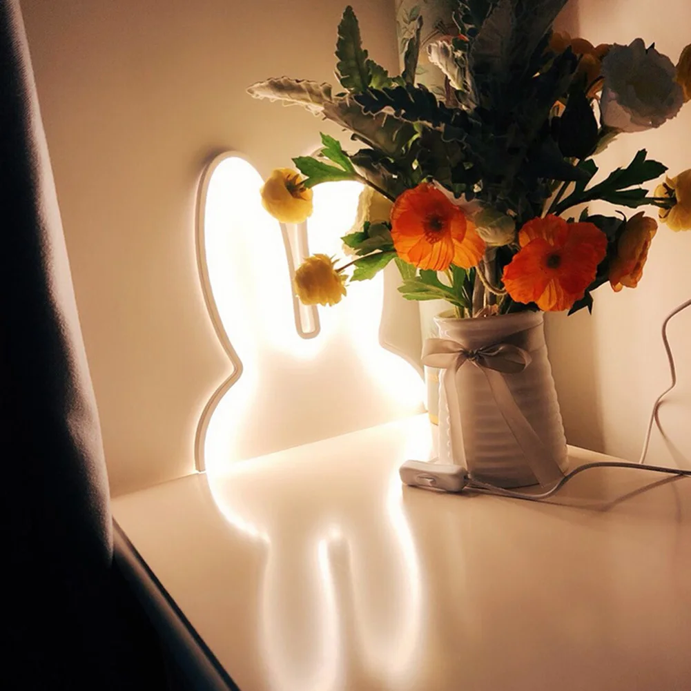 LED Rabbit Night Lights USB Powered Desktop Lamp Cute Night Lamp Kids Baby Beside Table Lamp Bedroom Nightlight Holiday Gifts
LED Rabbit Night Lights USB Powered Desktop Lamp Cute Night Lamp Kids Baby Beside Table Lamp Bedroom Nightlight Holiday Gifts