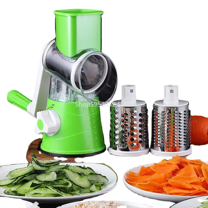 Vegetable Slicer Manual Kitchen Accessories Grater Vegetable Chopper 3 in 1 Round Cutter Potato Spiralizer Home Gadget Tool Item
Vegetable Slicer Manual Kitchen Accessories Grater Vegetable Chopper 3 in 1 Round Cutter Potato Spiralizer Home Gadget Tool Item