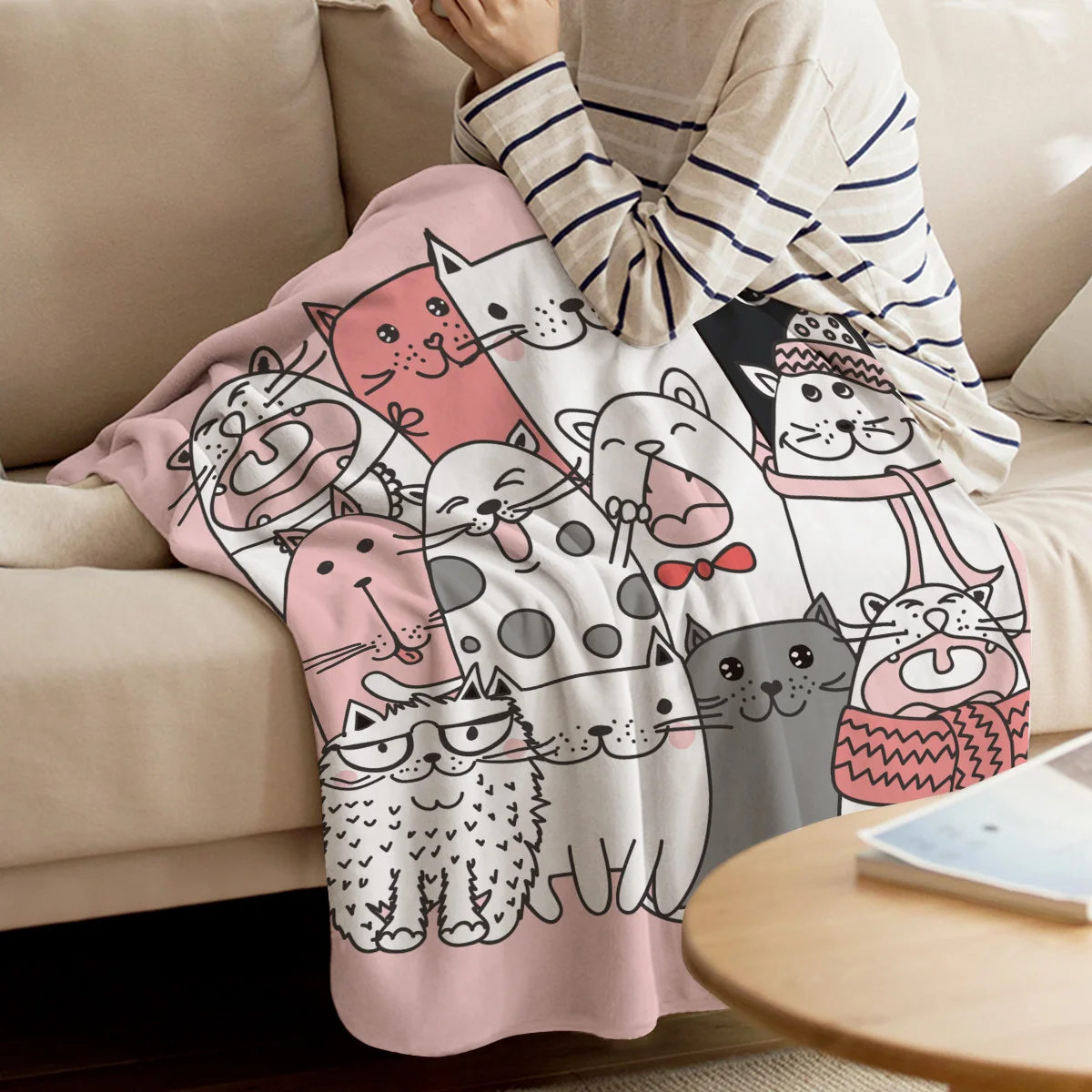 Cartoon Animal Cute Cats Kawaii Throw Blanket Warm Microfiber Blanket Cartoon Blankets For Beds Home Decor
Cartoon Animal Cute Cats Kawaii Throw Blanket Warm Microfiber Blanket Cartoon Blankets For Beds Home Decor