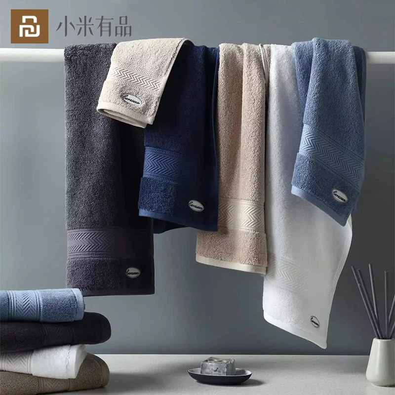 Youpin Pure Cotton Super Absorbent Large Towel Long-staple Cotton Towel Thick Soft Bathroom Towels for Hotel Bath Towel 70x34CM
Youpin Pure Cotton Super Absorbent Large Towel Long-staple Cotton Towel Thick Soft Bathroom Towels for Hotel Bath Towel 70x34CM