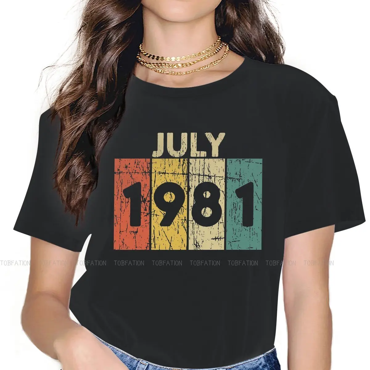Decorations O Neck TShirt 1981 40th Birthday Pure Cotton Original T Shirt Girl Individuality 5XL Hot Sale
Decorations O Neck TShirt 1981 40th Birthday Pure Cotton Original T Shirt Girl Individuality 5XL Hot Sale