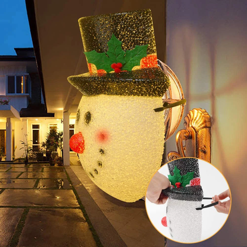 1pc/2PC Christmas Snowman Porch Light Cover New Year 2021 Decorations Wall Lamp Lampshade Fits Standard Outdoor Porch Lamp Decor
1pc/2PC Christmas Snowman Porch Light Cover New Year 2021 Decorations Wall Lamp Lampshade Fits Standard Outdoor Porch Lamp Decor