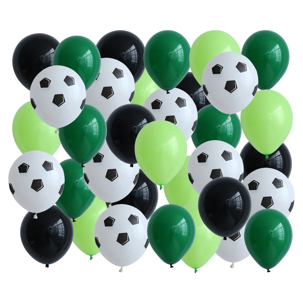 40pcs 12inch Soccer Football Latex Balloons White Black Green Helium Globos Celebrate Kids Birthday Party Decoration Baby Shower
40pcs 12inch Soccer Football Latex Balloons White Black Green Helium Globos Celebrate Kids Birthday Party Decoration Baby Shower
