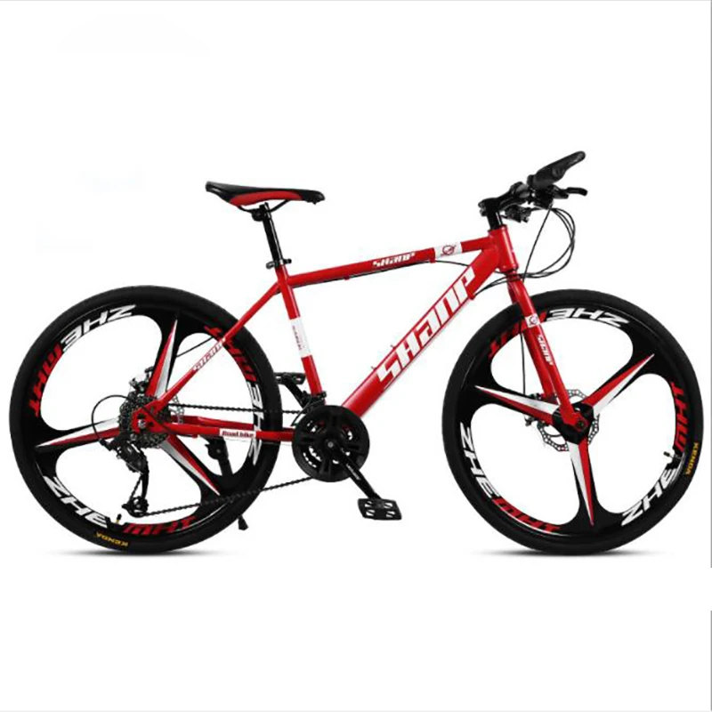 Adult Mountain Bike 26 inch 21 Speed Double Disc Brake High Carbon Steel Frame cross-country bicycle for male and female student
Adult Mountain Bike 26 inch 21 Speed Double Disc Brake High Carbon Steel Frame cross-country bicycle for male and female student