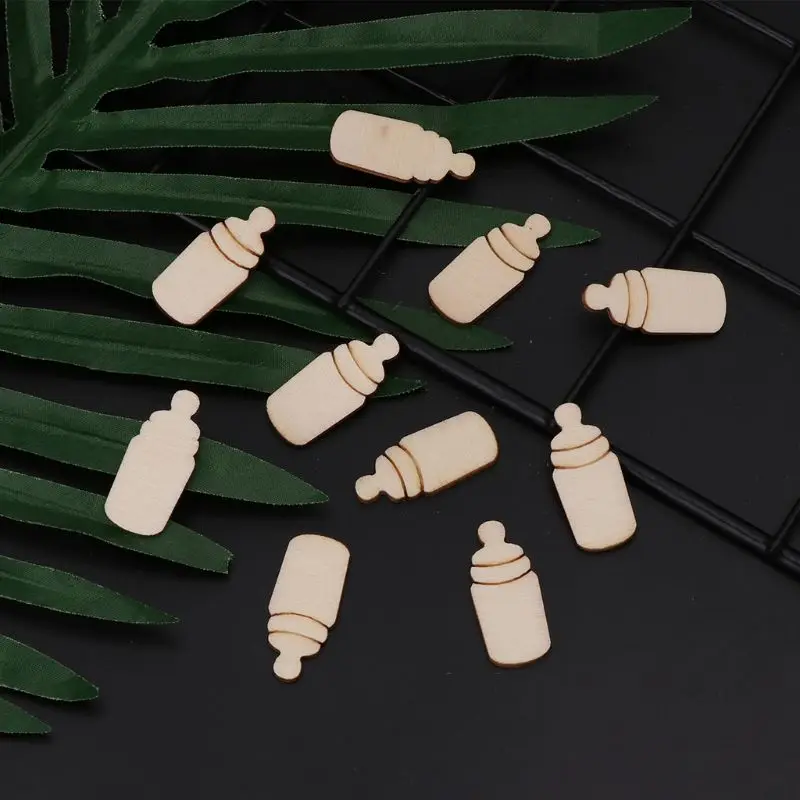 10pcs Feeding Bottle Shape Cutting DIY Wooden Plaque Scrapbooking Handicraft Baby Shower Decor Confetti Slices Rustic
10pcs Feeding Bottle Shape Cutting DIY Wooden Plaque Scrapbooking Handicraft Baby Shower Decor Confetti Slices Rustic
