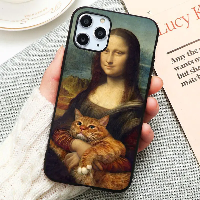 Cute cat starry sky painting Soft silicone black Phone Case For iPhone 11 12 Pro Max SE 2020 6s 7 8 Plus X XR XS Max Cover Coque 
Cute cat starry sky painting Soft silicone black Phone Case For iPhone 11 12 Pro Max SE 2020 6s 7 8 Plus X XR XS Max Cover Coque