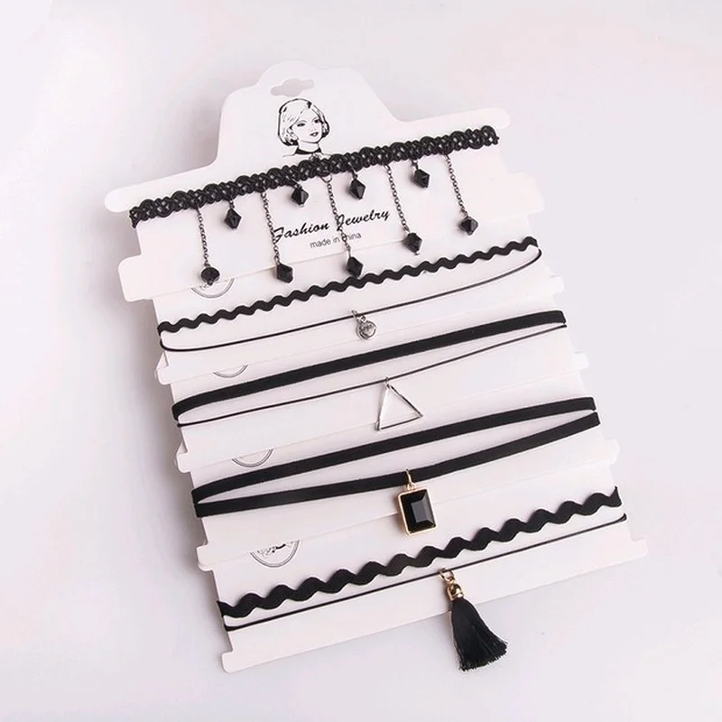 Gothic Minimalist Jewelry Poirot Fake Collar Collar Necklace Combination Creative Style Goth Necklace Necklace for Women
Gothic Minimalist Jewelry Poirot Fake Collar Collar Necklace Combination Creative Style Goth Necklace Necklace for Women