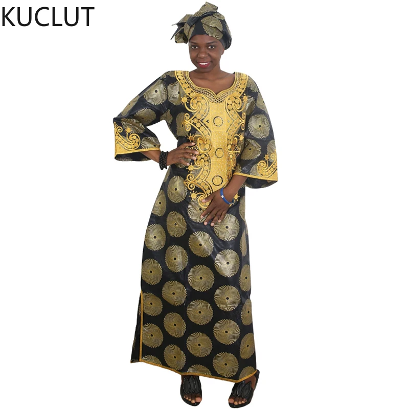 Bazin Riche African Dresses for Women Gold Embroidery Dress South Africa Plus Size Maxi Dress Lady's Traditional Clothes Wear
Bazin Riche African Dresses for Women Gold Embroidery Dress South Africa Plus Size Maxi Dress Lady's Traditional Clothes Wear