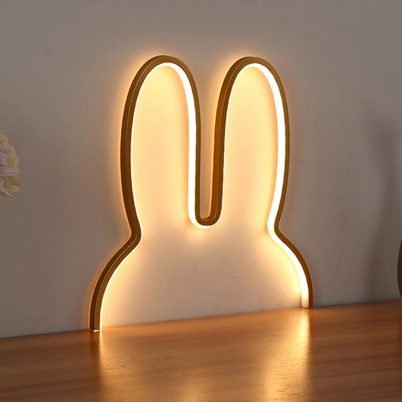 Creative Rabbit Head Shape LED Night Light Home Bar Club Decorative Color Desk Lamp for Bedroom Decor Lighting Equipment
Creative Rabbit Head Shape LED Night Light Home Bar Club Decorative Color Desk Lamp for Bedroom Decor Lighting Equipment