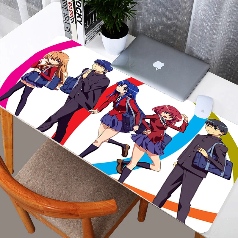 

Anime Toradora Mouse Pad 2021 Hot Sales Thicken Gaming Pad Large Mousepad Durable Washable Rubber Keyboard Mouse Pad