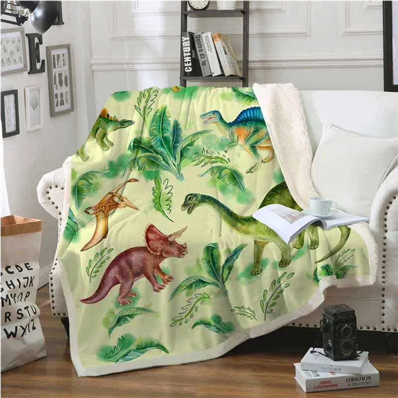 Cute Dinosaur Small Animal Series Bed Blanket Microfiber Fleece Bedspread Sherpa Blanket Couch Soft Plush Blanket For Dropship
Cute Dinosaur Small Animal Series Bed Blanket Microfiber Fleece Bedspread Sherpa Blanket Couch Soft Plush Blanket For Dropship