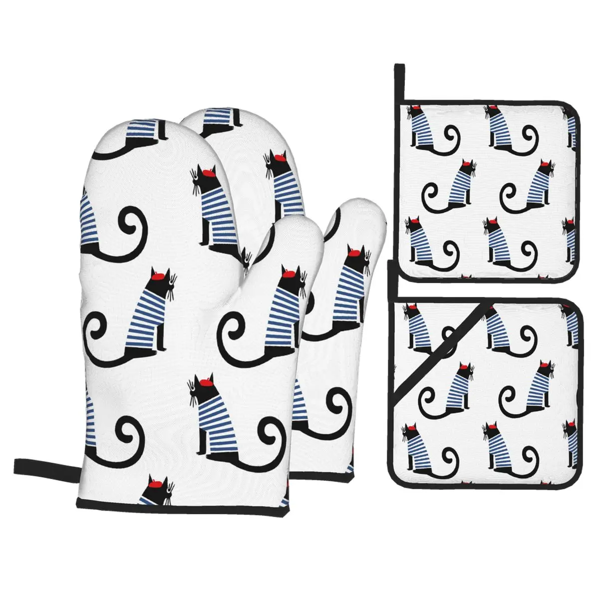 4 шт. Кухня перчатки изоляционная прокладка Пособия по кулинарии перчатки для микроволновой печи мультфильм сидит Парижской Cat для работы с ... 
4 шт. Кухня перчатки изоляционная прокладка Пособия по кулинарии перчатки для микроволновой печи мультфильм сидит Парижской Cat для работы с ...