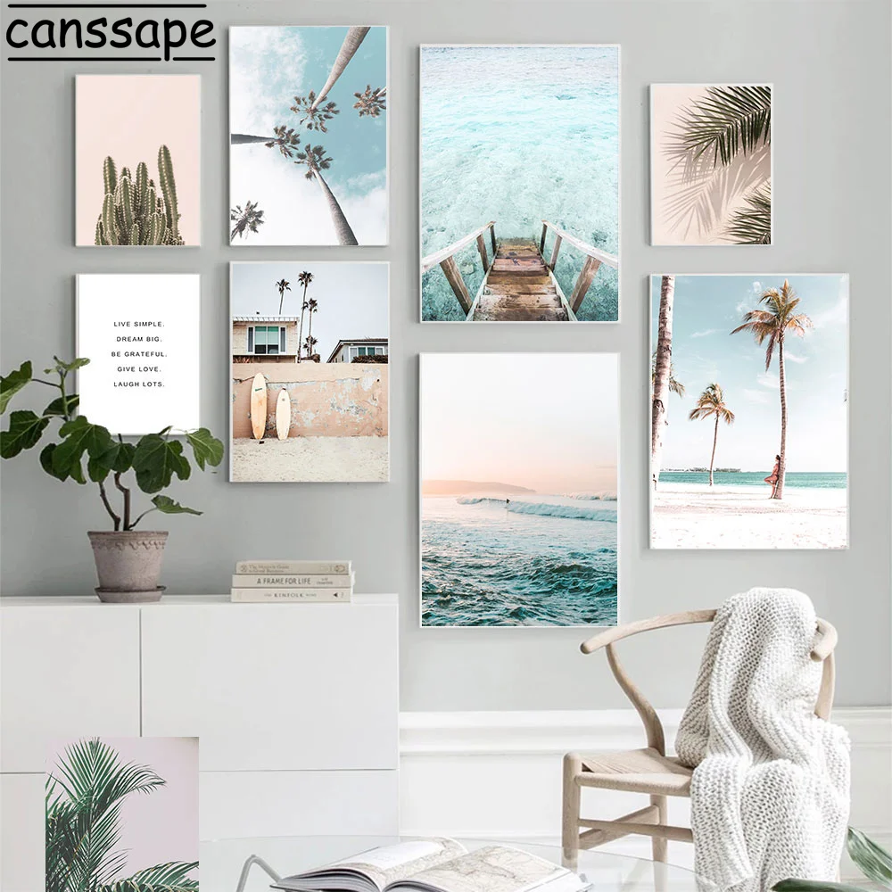 Wooden Bridge House Poster Coconut Tree Skateboard Art Print Sea Landscape Canvas Painting Nordic Wall Picture Living Room Decor
Wooden Bridge House Poster Coconut Tree Skateboard Art Print Sea Landscape Canvas Painting Nordic Wall Picture Living Room Decor