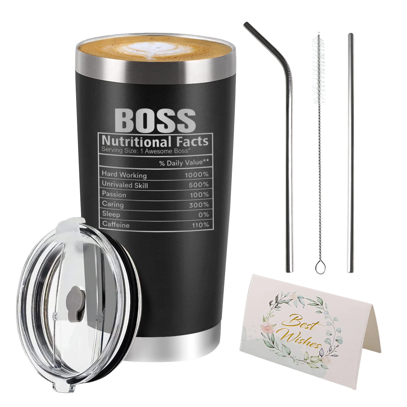 BOSS Stainless Steel Coffee Mug Smart Travel Water Cup Thermos Tumbler Cups Vacuum Flask Cups Bottle Thermocup 20OZ
BOSS Stainless Steel Coffee Mug Smart Travel Water Cup Thermos Tumbler Cups Vacuum Flask Cups Bottle Thermocup 20OZ