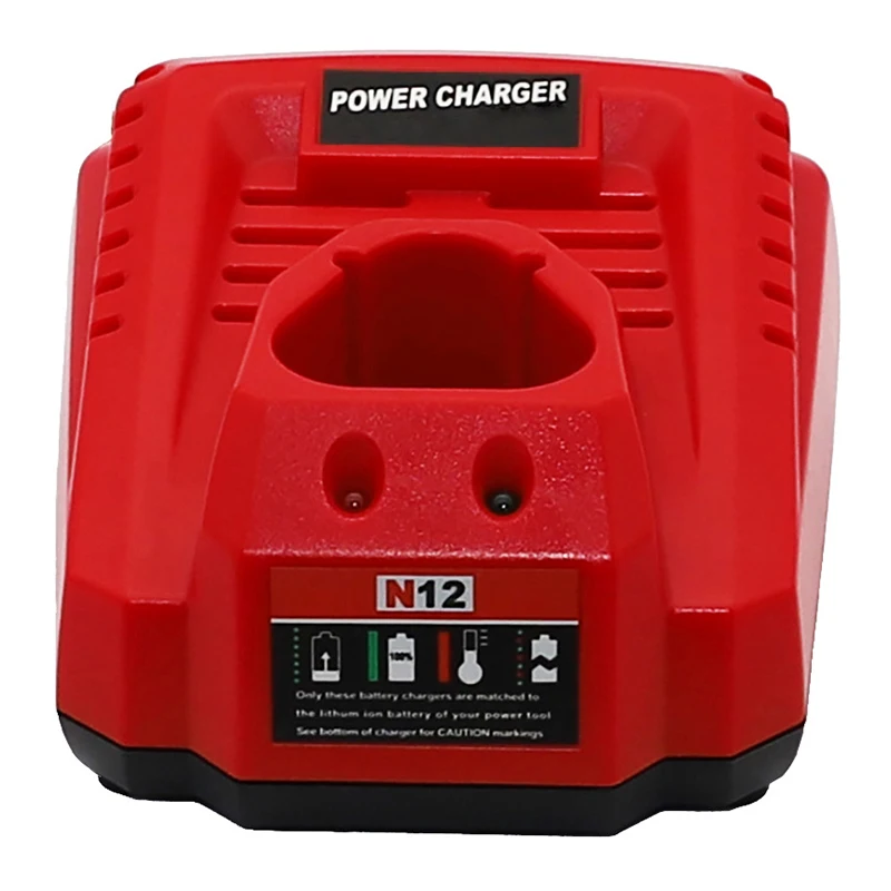 Зарядное устройство M12 подходит для литиевых аккумуляторов Milwaukee 48-59-2401 10,8 в 12 В с вилкой европейского стандарта
Зарядное устройство M12 подходит для литиевых аккумуляторов Milwaukee 48-59-2401 10,8 в 12 В с вилкой европейского стандарта