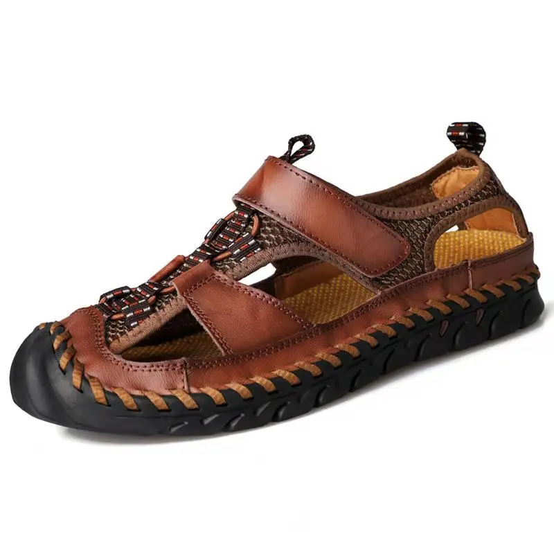 Men's shoes summer sandals men's breathable leather outdoor leisure beach shoes deodorant Baotou cowhide sandals men
Men's shoes summer sandals men's breathable leather outdoor leisure beach shoes deodorant Baotou cowhide sandals men