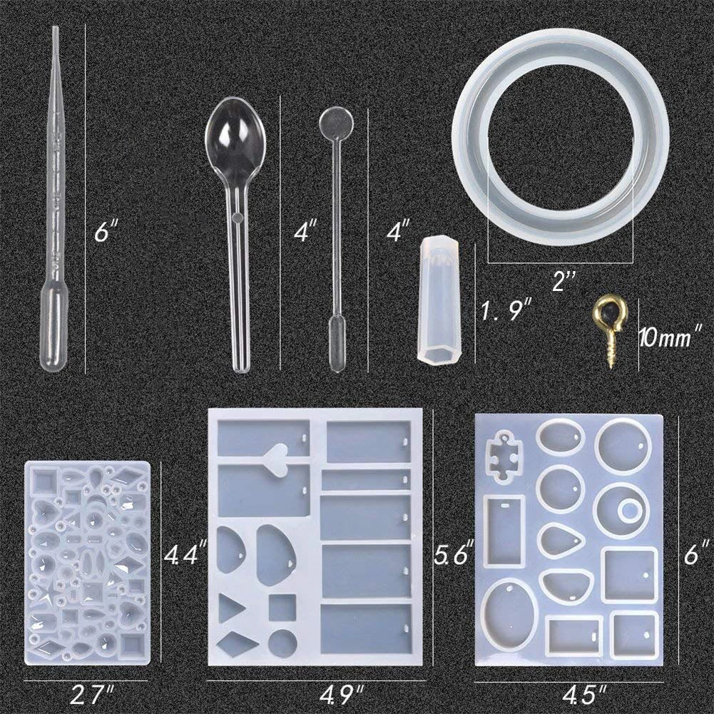 229Pcs/Set Silicone Mold Handmade Craft DIY Jewelry Bracelet Bear Pendant Tool DIY Clay Epoxy Resin Casting Molds And Tools Set
229Pcs/Set Silicone Mold Handmade Craft DIY Jewelry Bracelet Bear Pendant Tool DIY Clay Epoxy Resin Casting Molds And Tools Set