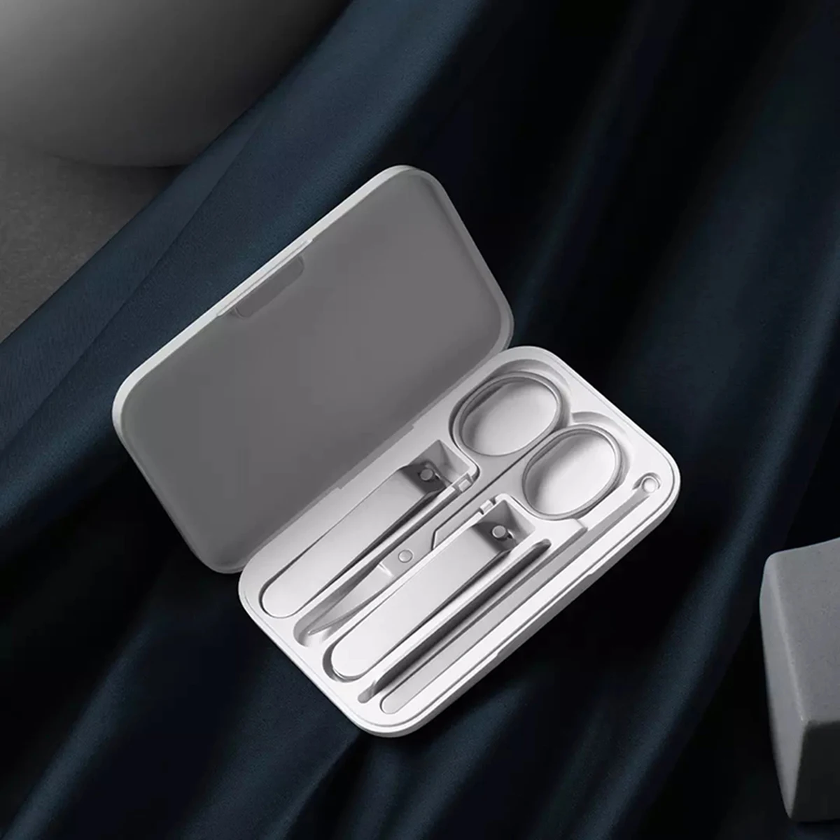 Набор кусачек для ногтей Xiaomi Mijia триммер педикюра ухочистка портативный дорожный