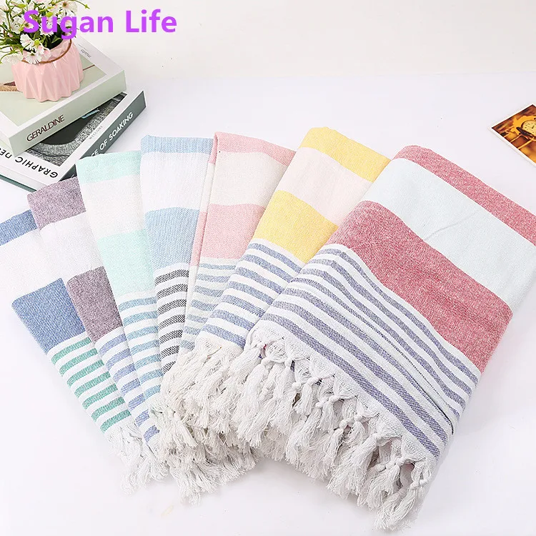 Банное полотенце Sugan Life s для взрослых, хлопковое турецкое простое пляжное полотенце в полоску с бахромой, крашенное жаккардовое полотенце, ...
Банное полотенце Sugan Life s для взрослых, хлопковое турецкое простое пляжное полотенце в полоску с бахромой, крашенное жаккардовое полотенце, ...