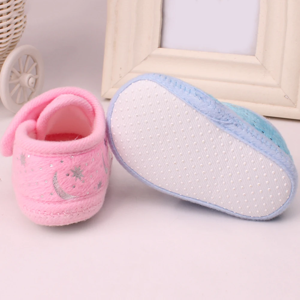 Spring Autumn Newborn Toddler Shoes Stars and Moon Printed Cotton Shoes Infant Soft-soled Non-slip First Toddler Shoes
Spring Autumn Newborn Toddler Shoes Stars and Moon Printed Cotton Shoes Infant Soft-soled Non-slip First Toddler Shoes