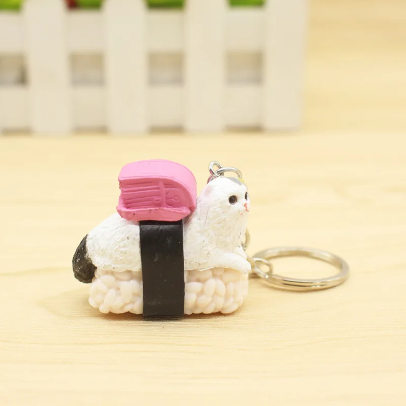 Cartooon Cat and Sushi Men 's Keychain Car Auto Keyring Metal Keychain Key Ring Pendant Silverware Random Color
Cartooon Cat and Sushi Men 's Keychain Car Auto Keyring Metal Keychain Key Ring Pendant Silverware Random Color