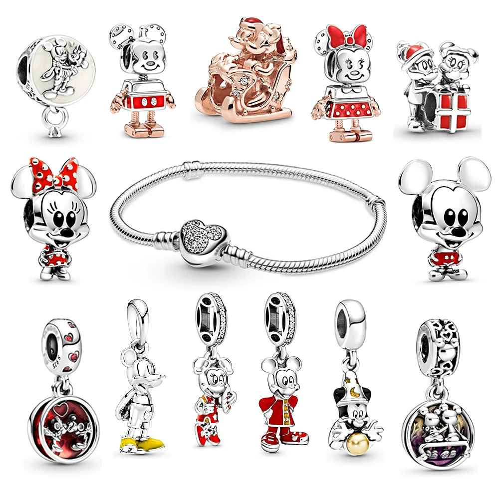 Best Selling New Ladies Jewelry Original Pandora 925 Sterling Silver Beads DIY Creative Matching Jewelry Making Mouse Bracelet
Best Selling New Ladies Jewelry Original Pandora 925 Sterling Silver Beads DIY Creative Matching Jewelry Making Mouse Bracelet