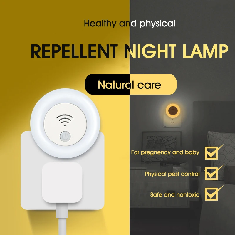 New Ultrasonic Mosquito Killer Electronic Mosquito Repellent Lamp For Baby Frequency Conversion Mouse Repellent For Living Room
New Ultrasonic Mosquito Killer Electronic Mosquito Repellent Lamp For Baby Frequency Conversion Mouse Repellent For Living Room