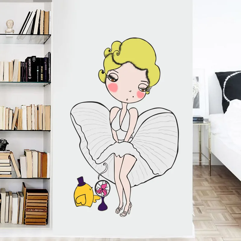 Cartoon Girl Wall Sticker Home Decor Living Room Bedroom Wall Decal Self Adhesive Wallpaper Poster 
Cartoon Girl Wall Sticker Home Decor Living Room Bedroom Wall Decal Self Adhesive Wallpaper Poster