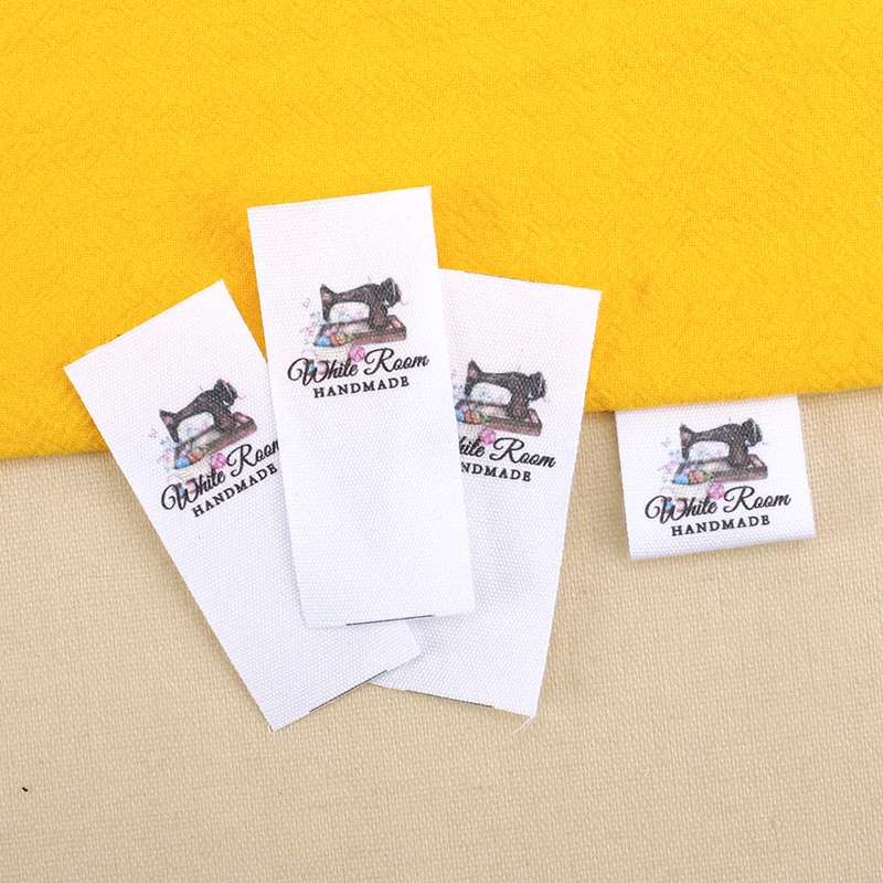 Custom Clothing Labels, Personalized Brand, Cotton Collapse label, Logo or Text , Sewing machine, Printing Labels (MD0444)
Custom Clothing Labels, Personalized Brand, Cotton Collapse label, Logo or Text , Sewing machine, Printing Labels (MD0444)