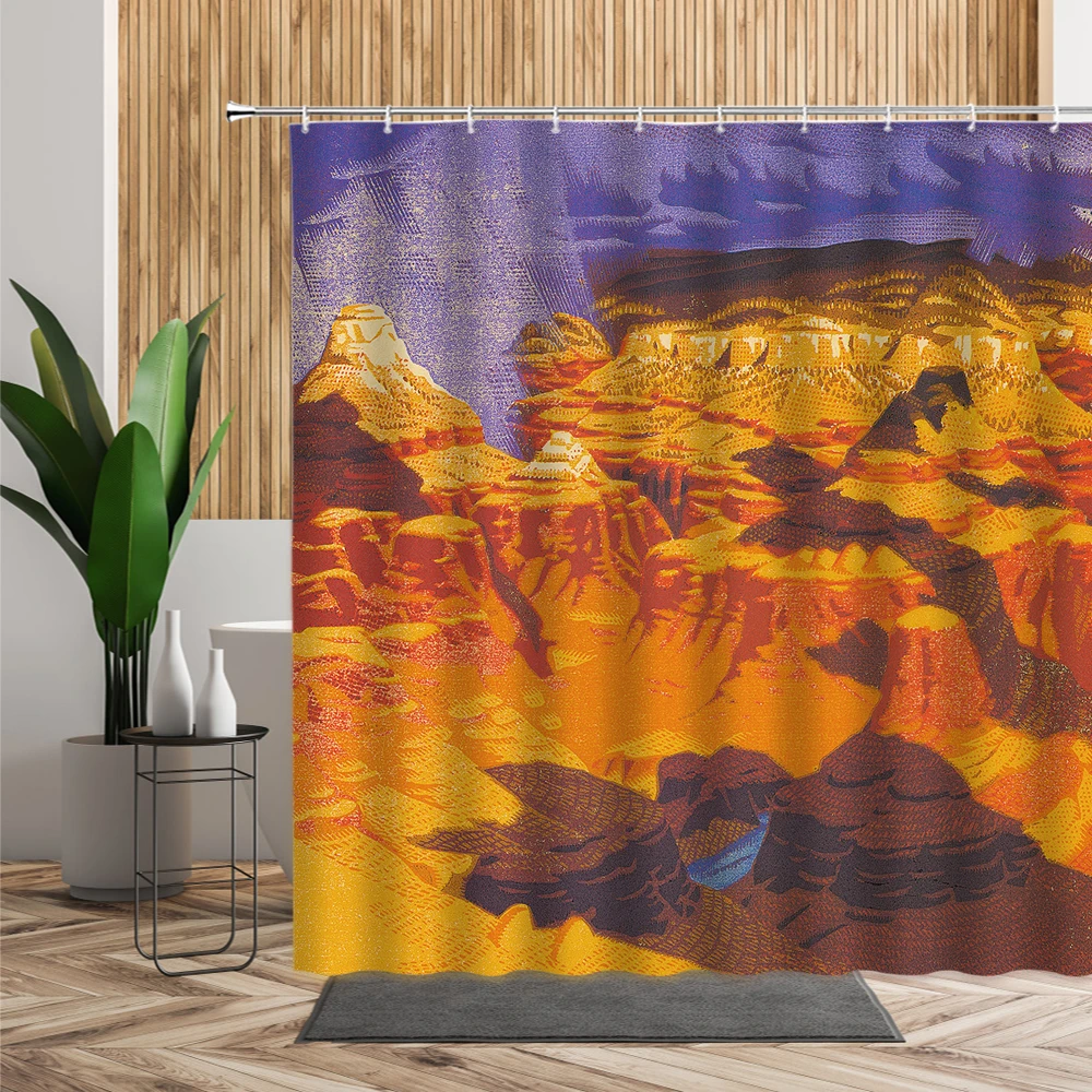 Shower Curtain Rural Landscape Bathroom Screen Trees Mountain Building Background Waterproof Bath Curtains Set Polyester Fabric
Shower Curtain Rural Landscape Bathroom Screen Trees Mountain Building Background Waterproof Bath Curtains Set Polyester Fabric