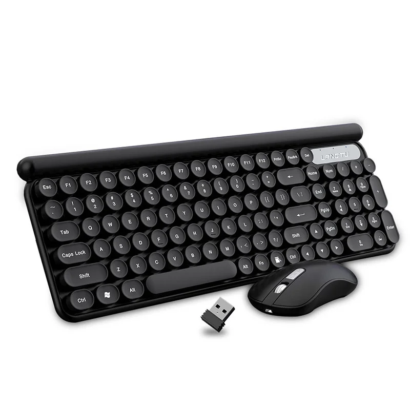 Rechargeable Wireless Keyboard and Mouse Set Punk Keycap Keyboard Comb for Laptop PC Gaming Keyboard Volume Control
Rechargeable Wireless Keyboard and Mouse Set Punk Keycap Keyboard Comb for Laptop PC Gaming Keyboard Volume Control