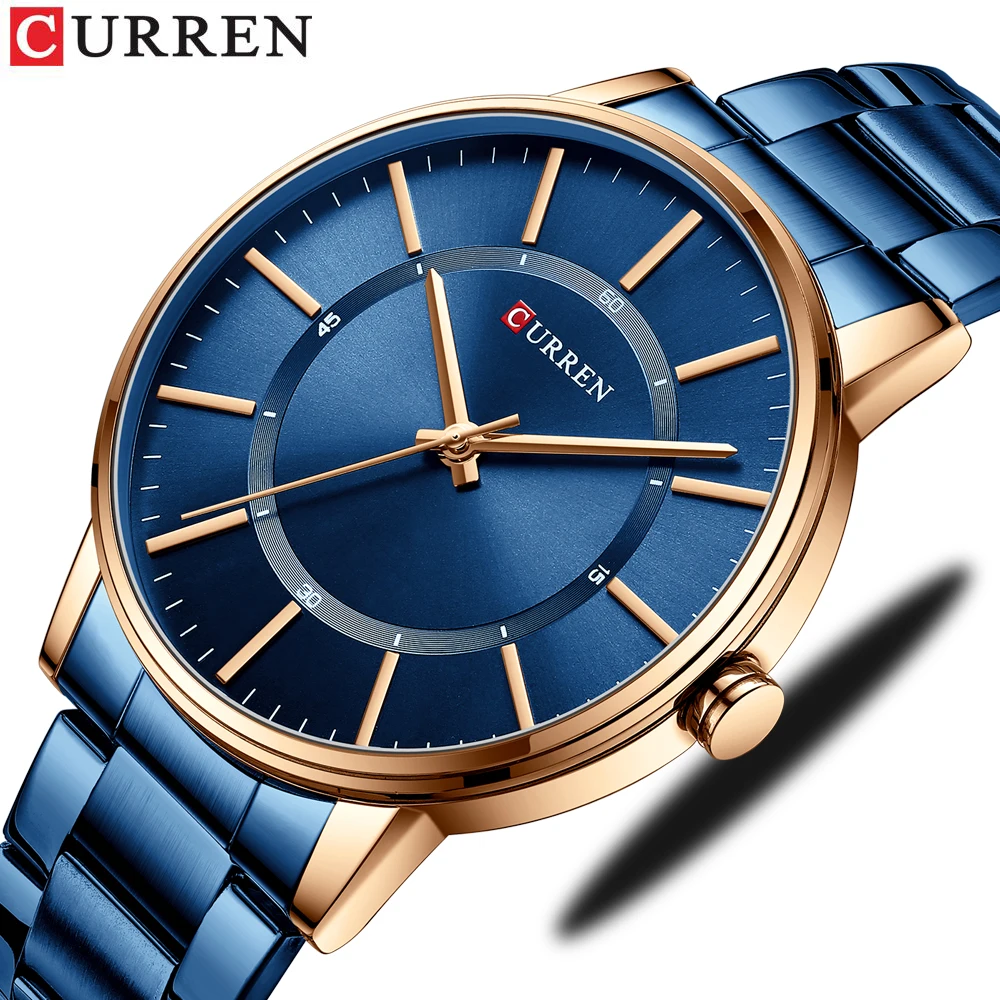 CURREN Simple Thin Quartz Watches for Men Classic Business Stainless Steel Clock Relogio Masculino 2021 Hot sell Dropshipping
CURREN Simple Thin Quartz Watches for Men Classic Business Stainless Steel Clock Relogio Masculino 2021 Hot sell Dropshipping