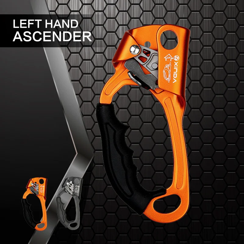 XINDA Outdoor Sports Rock Climbing Left Hand Grasp 8mm-13mm Rope Hand Ascender Device Mountaineer Riser Tool Kits
XINDA Outdoor Sports Rock Climbing Left Hand Grasp 8mm-13mm Rope Hand Ascender Device Mountaineer Riser Tool Kits