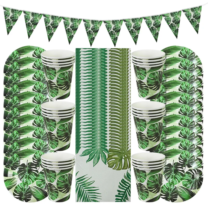 1 Set Summer Party Turtle Leaf Disposable Tableware Hawaiian Tropic Green Banner Paper Plates Cups Party Favors
1 Set Summer Party Turtle Leaf Disposable Tableware Hawaiian Tropic Green Banner Paper Plates Cups Party Favors