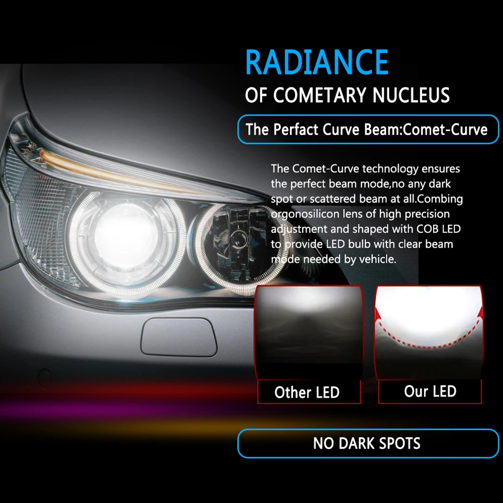 2PCS H7 H3 Led Car Headlights Bulbs 6000K Color Temperature Full Sealed Waterproof Design Superior Safety LED Headlight
2PCS H7 H3 Led Car Headlights Bulbs 6000K Color Temperature Full Sealed Waterproof Design Superior Safety LED Headlight