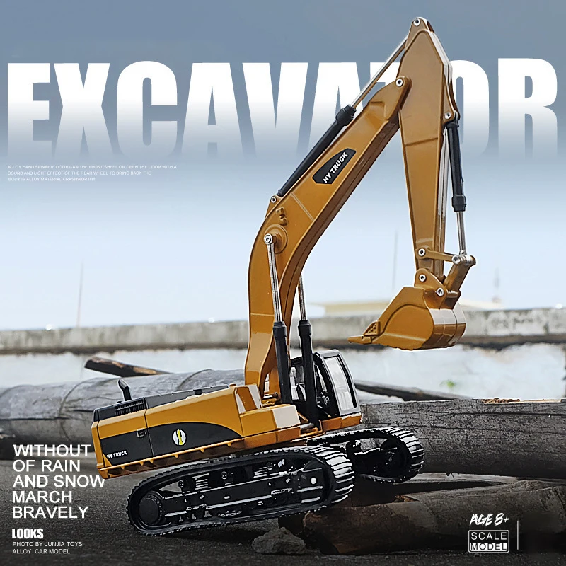 1:50 Alloy Diecast Excavator Engineering Construction Model Bulldozer Metal Truck for Boys Birthday Gift Toy Cars
1:50 Alloy Diecast Excavator Engineering Construction Model Bulldozer Metal Truck for Boys Birthday Gift Toy Cars