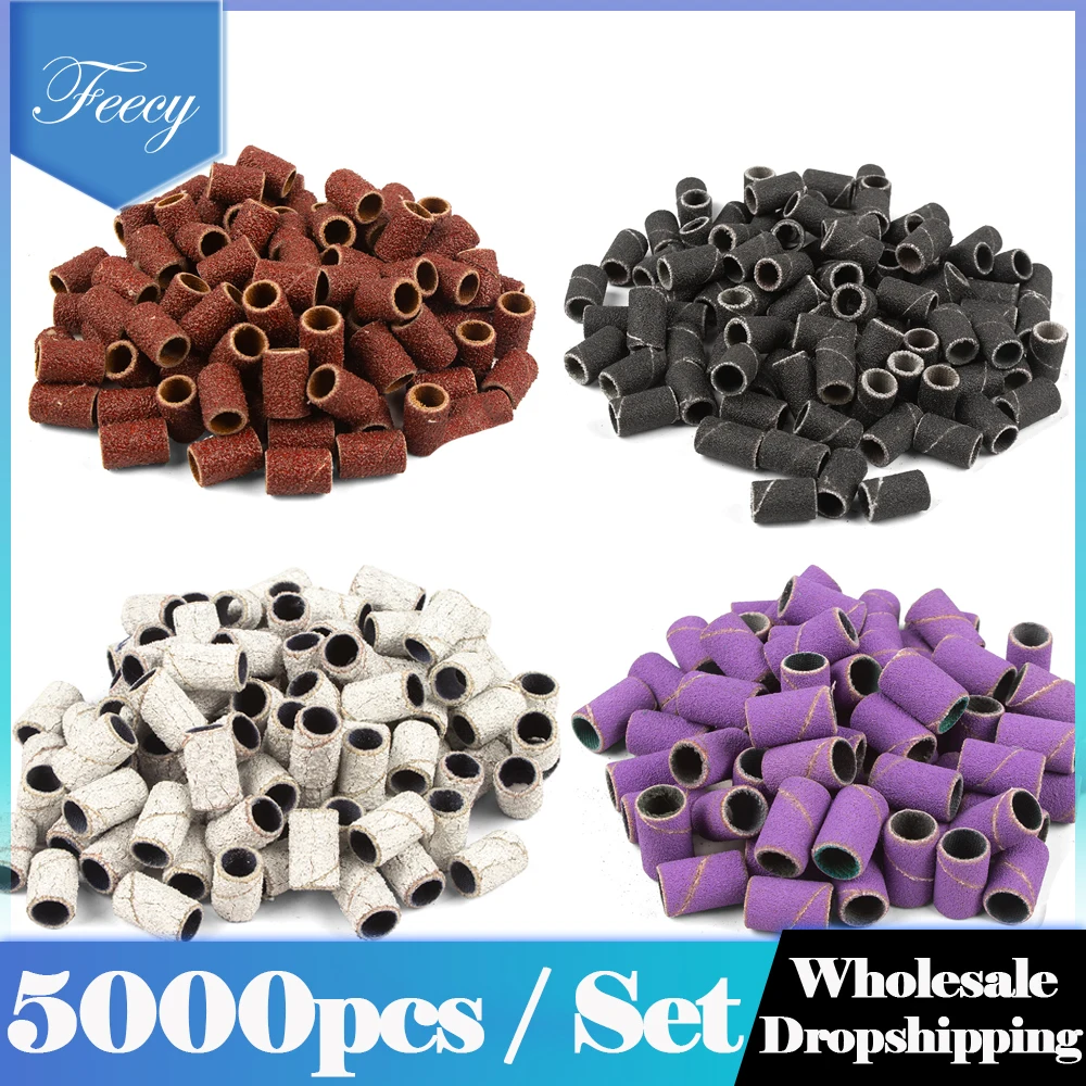 5000pcs Nail Art Sanding Bands 80# 120# 180# 240 Grinder Band for Manicure Drill Machine Removing Gel Varnish Pedicure Wholesale
5000pcs Nail Art Sanding Bands 80# 120# 180# 240 Grinder Band for Manicure Drill Machine Removing Gel Varnish Pedicure Wholesale