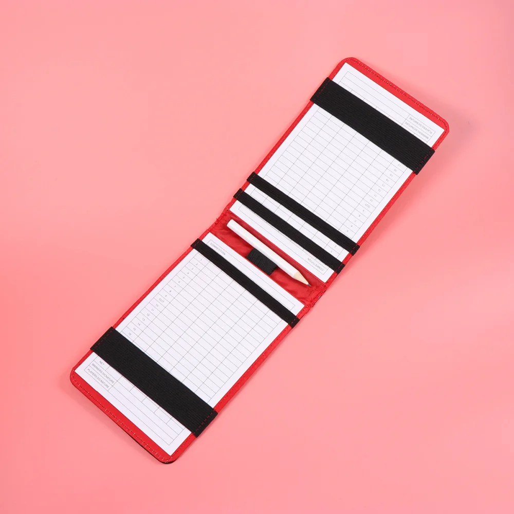 PU Scorecard Keeper Score Book Scorecard Holder Score Tracking Pocketbook Scoring Notebook(Red)
PU Scorecard Keeper Score Book Scorecard Holder Score Tracking Pocketbook Scoring Notebook(Red)