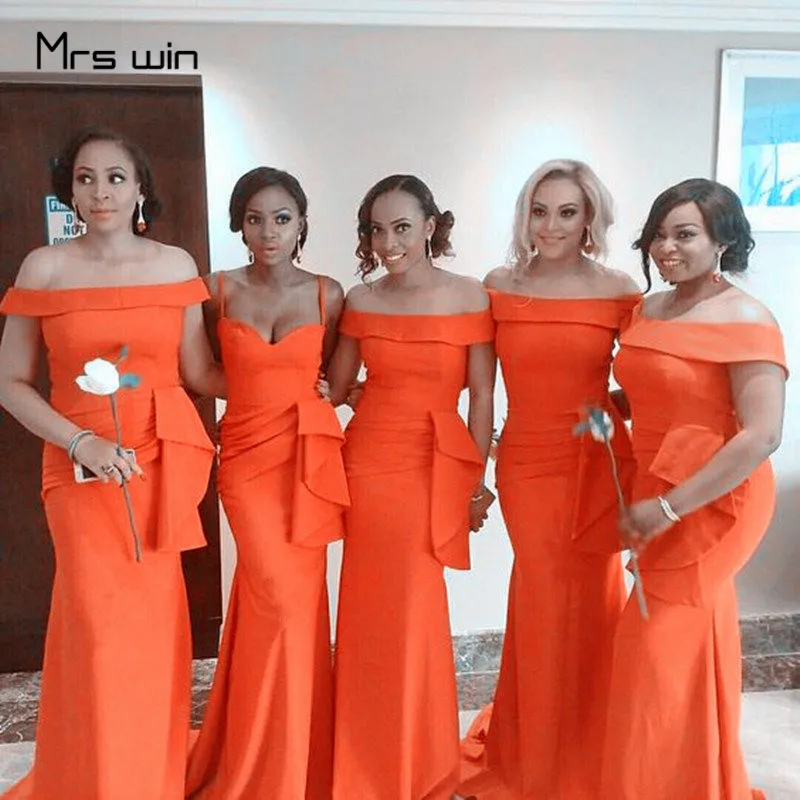 Mrs win Bridesmaid Dresses Under 50 Elegant Mermaid Vestido Madrinha Off Shoulder Plus Size Wedding Party Dress For Girls HR055
Mrs win Bridesmaid Dresses Under 50 Elegant Mermaid Vestido Madrinha Off Shoulder Plus Size Wedding Party Dress For Girls HR055