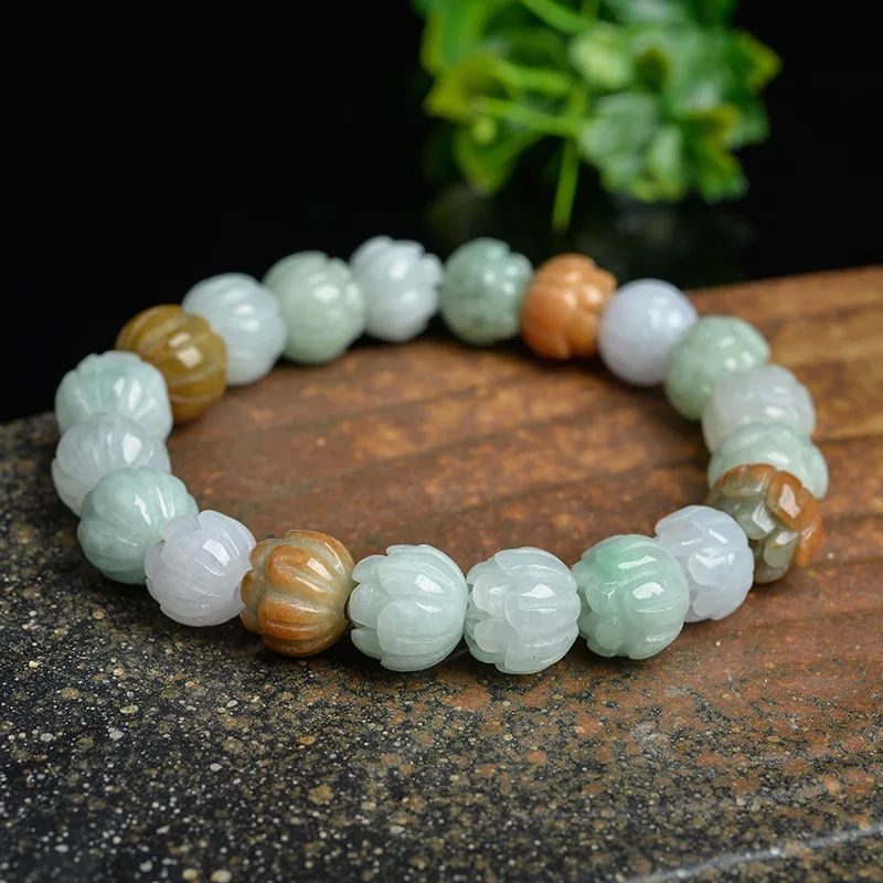 100% Natural Burma Jadeite Bracelet Bud Jade Bangle Women Jewelry Genuine Burmese Jades Stone Beads Elastic Beaded Bracelets
100% Natural Burma Jadeite Bracelet Bud Jade Bangle Women Jewelry Genuine Burmese Jades Stone Beads Elastic Beaded Bracelets