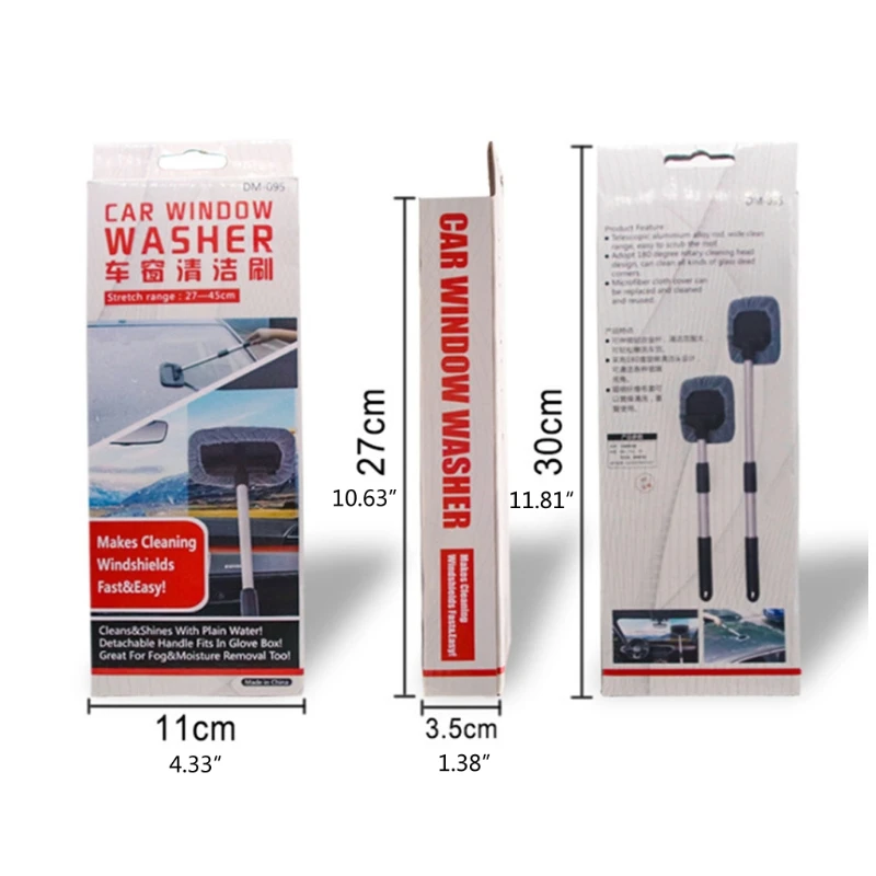 Auto Cleaner Cleaning Tool Brush Retractable Glass Microfiber Wiper Cleaner Tool 28GC
Auto Cleaner Cleaning Tool Brush Retractable Glass Microfiber Wiper Cleaner Tool 28GC