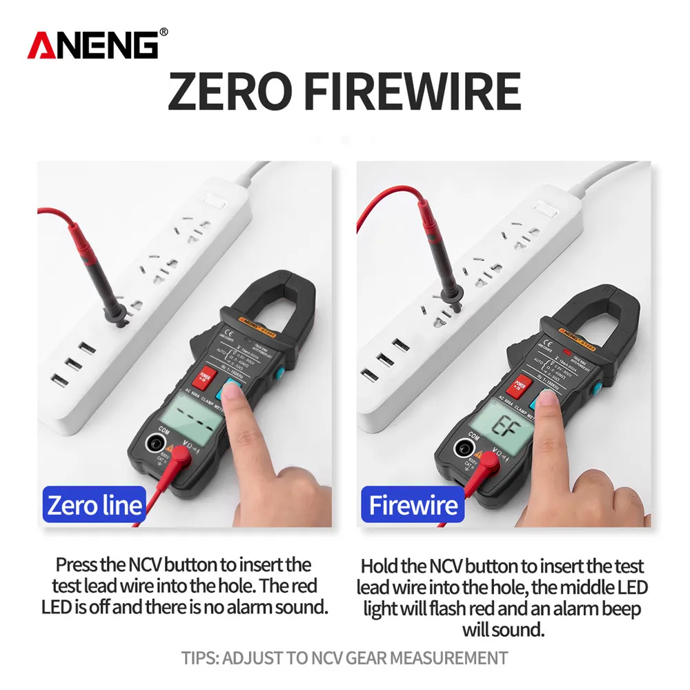 ST203 Digital Clamp Meter Multimeter 4000counts True RMS Mini Amp DC/AC Clamp Meters voltmeter 400v Automatic Range ANENG
ST203 Digital Clamp Meter Multimeter 4000counts True RMS Mini Amp DC/AC Clamp Meters voltmeter 400v Automatic Range ANENG