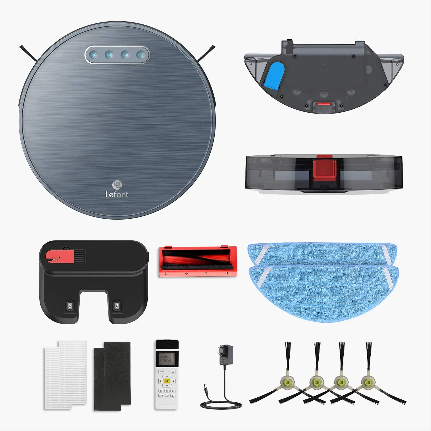 Lefant M571 Home Robot Vacuum Cleaner Auto Reharge 4500mAh Battery Robot Aspirador Auto Empty with Water Tank,Filter,app control
Lefant M571 Home Robot Vacuum Cleaner Auto Reharge 4500mAh Battery Robot Aspirador Auto Empty with Water Tank,Filter,app control