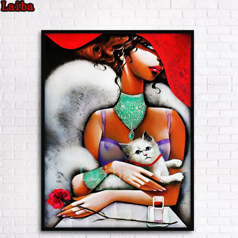 5d diy Diamond Painting Art girl and cat full drill Diamond embroidery crystal sale diamond mosaic Cross Stitch home decoration
5d diy Diamond Painting Art girl and cat full drill Diamond embroidery crystal sale diamond mosaic Cross Stitch home decoration