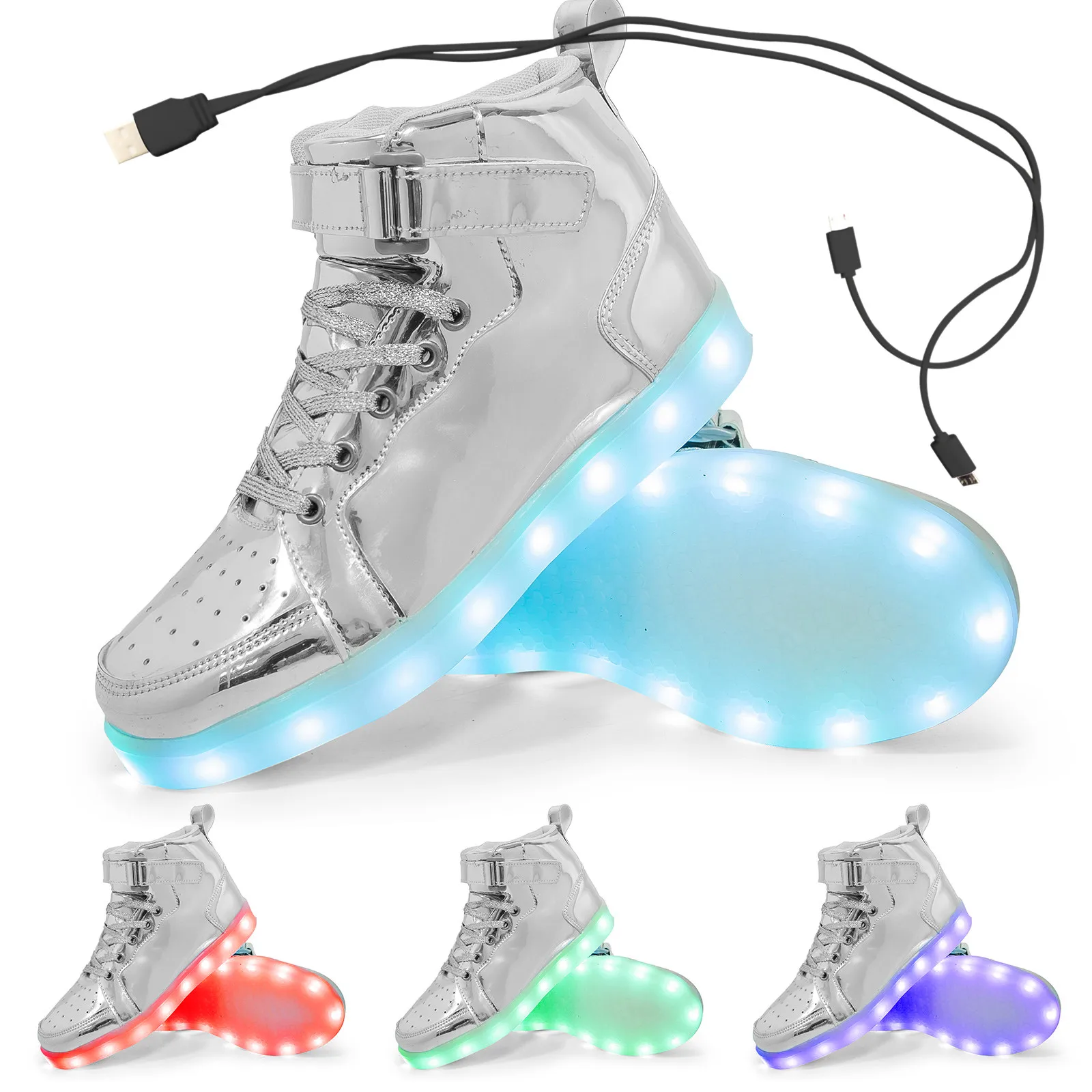 2021 New Kids USB Luminous Sneakers Glowing Children Lights Up Shoes With Led Slippers Girls Illuminated Krasovki Footwear Boys
2021 New Kids USB Luminous Sneakers Glowing Children Lights Up Shoes With Led Slippers Girls Illuminated Krasovki Footwear Boys