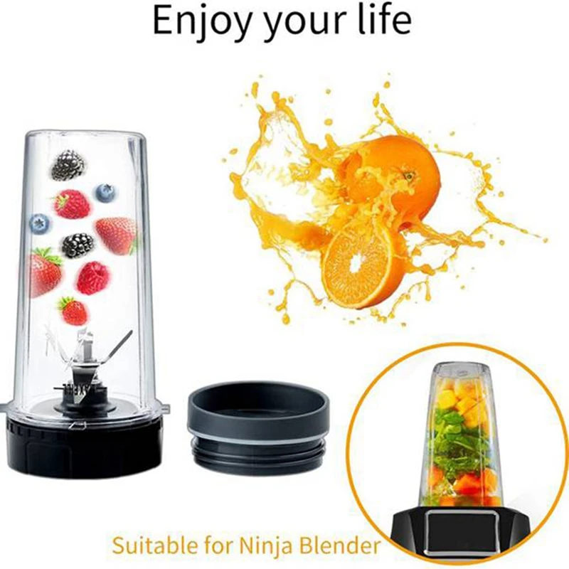 16 OZ Cup with 2 Lids,and Cup Brush,6 Fins Blade for Ninja,Blender Replacement Parts for Ninja BL660 BL770 BL740 Blender
16 OZ Cup with 2 Lids,and Cup Brush,6 Fins Blade for Ninja,Blender Replacement Parts for Ninja BL660 BL770 BL740 Blender