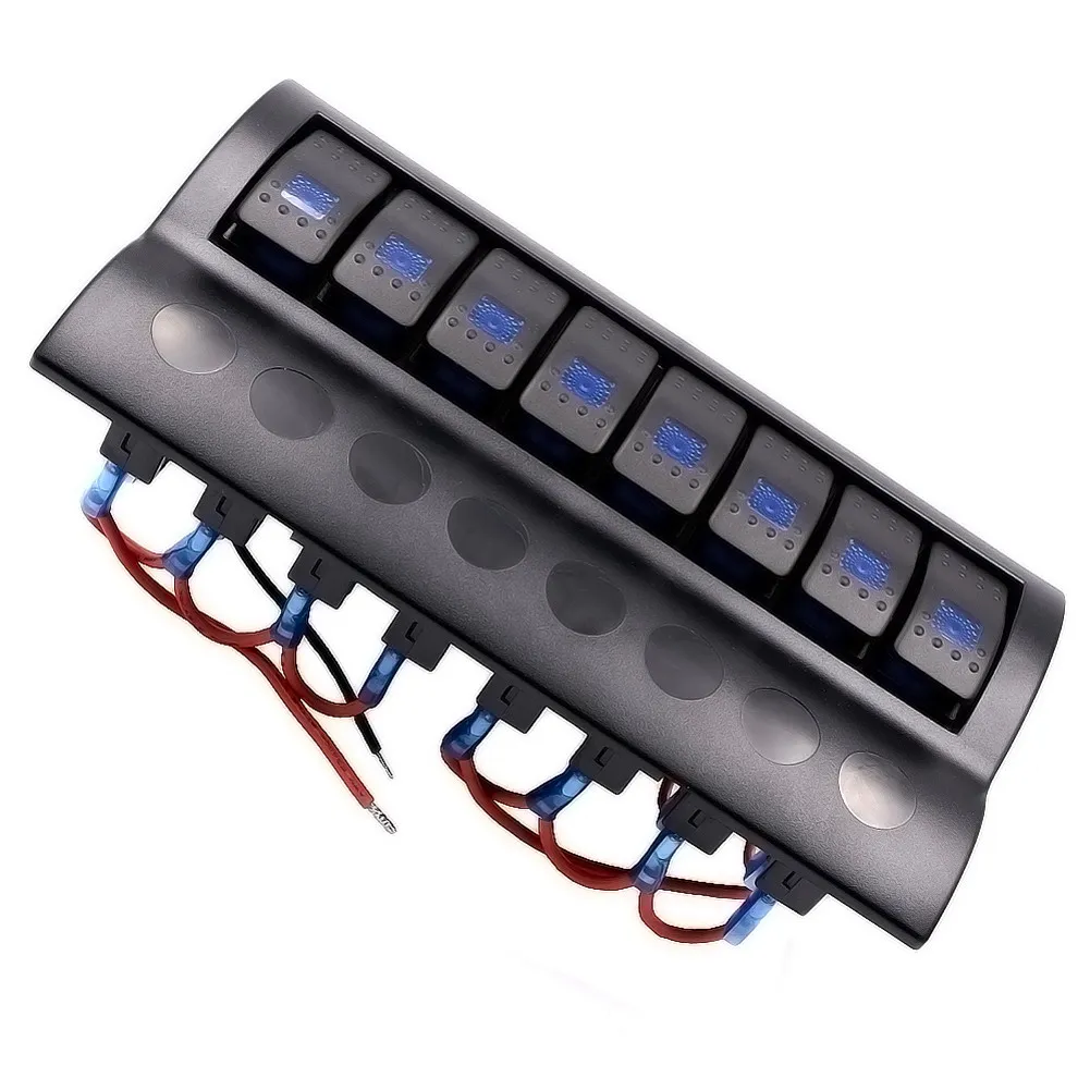 Circuit Breaker Overload Car Boat Switch Panel 3-Pin Blue LED Lighted Rocker for Automotive Boat Marine Truck SUV
Circuit Breaker Overload Car Boat Switch Panel 3-Pin Blue LED Lighted Rocker for Automotive Boat Marine Truck SUV