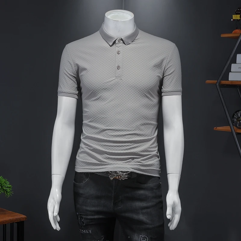 Great Designer Polo High Quality Men's T-Shirts Smart Casual New Arrivals Honeycomb Plaid Tee Shirt Short Sleeve Clothing 2023
Great Designer Polo High Quality Men's T-Shirts Smart Casual New Arrivals Honeycomb Plaid Tee Shirt Short Sleeve Clothing 2023