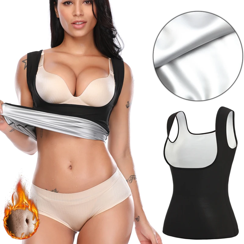 Women Sauna Tank Top Workout Waist Trainer Weight Loss Polyurethane Shapewear Slimming Sheath Body Shaper Sweat Vest Corset
Women Sauna Tank Top Workout Waist Trainer Weight Loss Polyurethane Shapewear Slimming Sheath Body Shaper Sweat Vest Corset