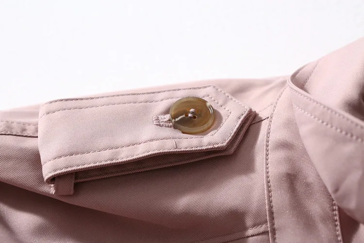 Solid Women Jacket Color Straight Lace-up Trench Coat Temperament Lapel Jacket
Solid Women Jacket Color Straight Lace-up Trench Coat Temperament Lapel Jacket